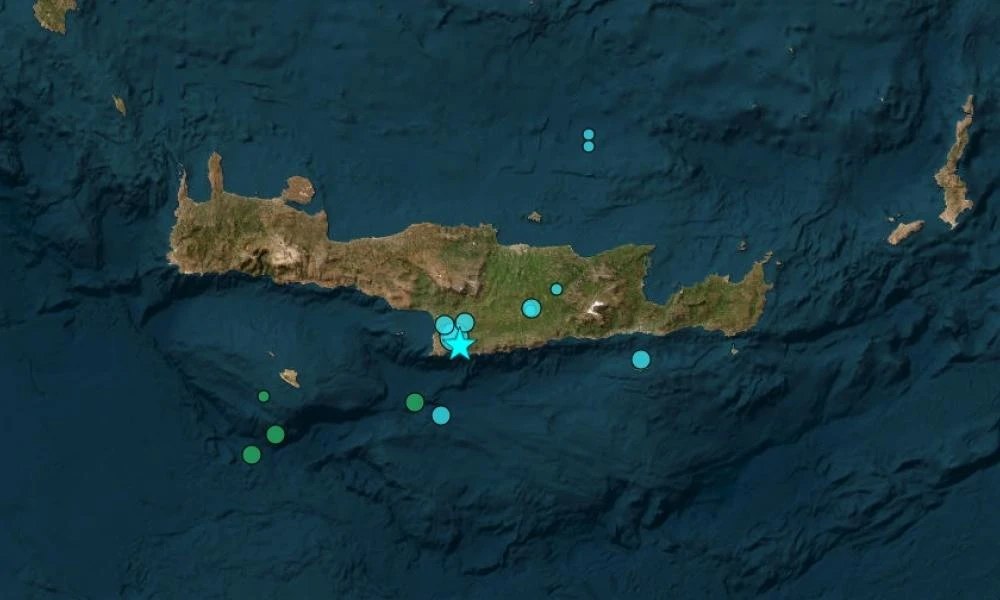 Κρήτη: Σεισμός 3,9 Ρίχτερ- Το επίκεντρο ήταν στη θάλασσα